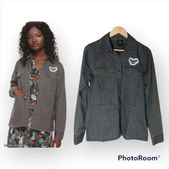 Disney Her Universe NWT Junior Small Cotton Lion King Destructed Cargo Jacket - Picture 1 of 9